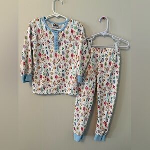 The Trendy Toddler Colorful Seashell Pajamas